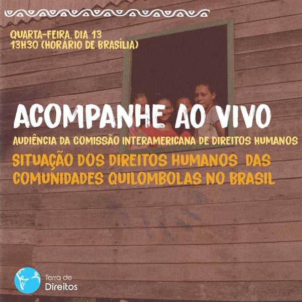 #PõeNaAgenda I Organizações e Movimentos Sociais Brasileiros nesta quarta-feira (13)