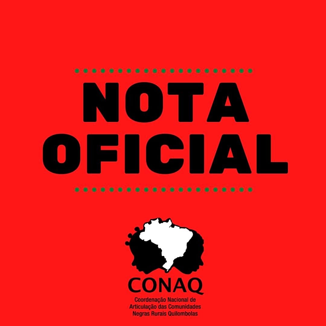 CORONAVÍRUS: Nota de Pública da Coordenação Nacional das Comunidades Negras Rurais Quilombolas – CONAQ