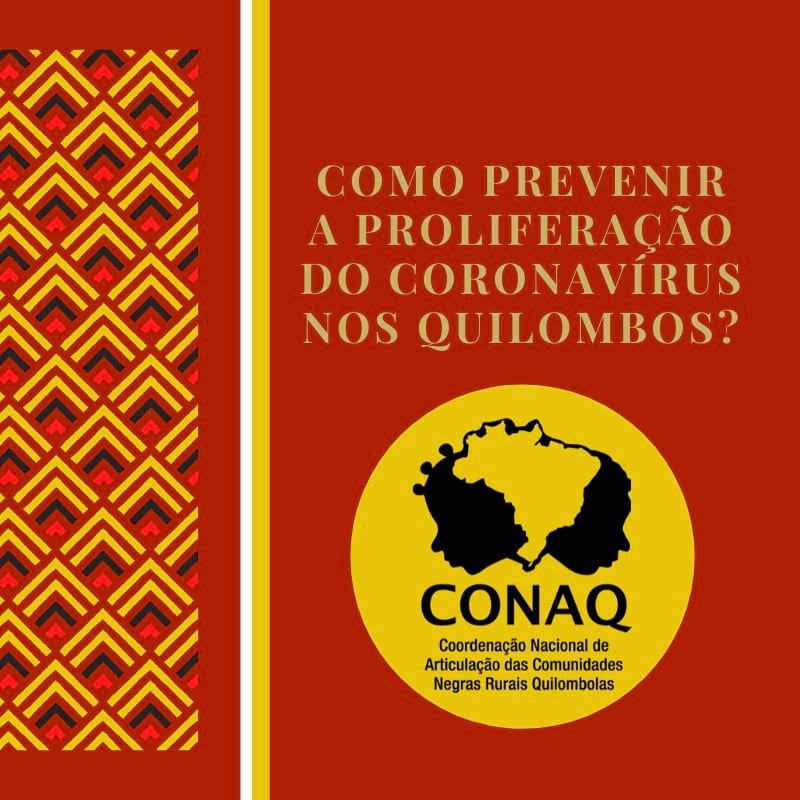 Conaq publica novas cartilhas com orientações relacionadas a Covid-19 e ao Auxílio Emergencial