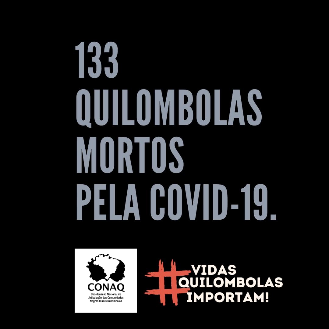 COVID-19 avança em territórios quilombolas e contamina mais de 3.400 pessoas
