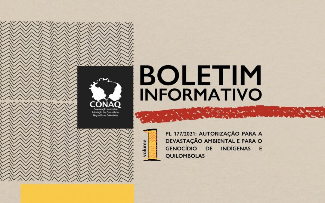 CONAQ lança Boletins Informativos com propósito de diagnosticar problemas em Comunidades Quilombolas