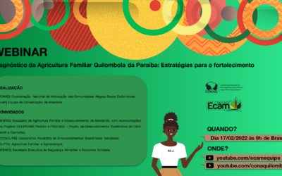 Agricultura Familiar Quilombola: Paraíba realiza incidência política a partir dos dados