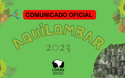 COMUNICADO OFICIAL SOBRE O AQUILOMBAR 2023