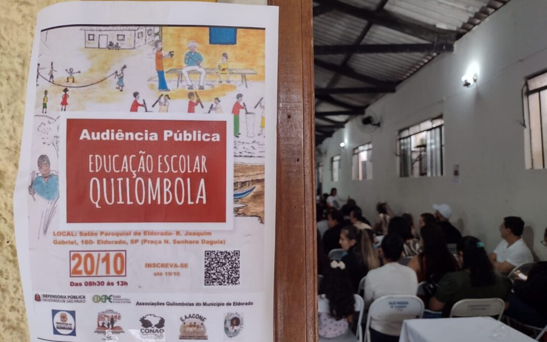 Audiência Pública em SP recebe mais de 270 pessoas para discussões sobre Educação Escolar Quilombola