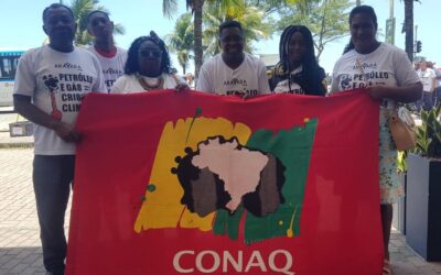 RJ: CONAQ participa de protesto contra exploração de petróleo e impede leilão de blocos em territórios quilombolas