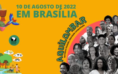 Aquilombar, 10 de agosto em Brasília