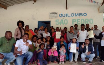 Famílias do quilombo São Pedro, em Eldorado (SP), comemoram título definitivo do território: “Aqui é nosso lugar”