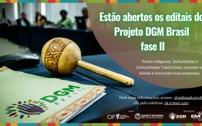 Re-post: Estão abertos os Editais do Projeto DGM Brasil – Fase II